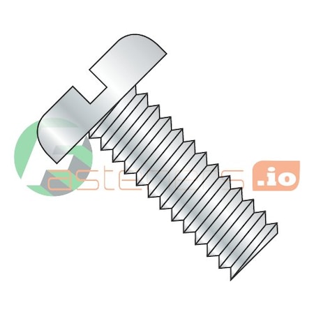 Newport Fasteners 5/16"-18 x 3 in Slotted Pan Machine Screw, Zinc Plated Steel, 375 PK 102092